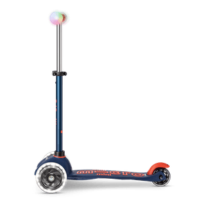 Scooter Mini Deluxe LED Magic Navy - Micro