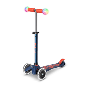 Scooter Mini Deluxe LED Magic Navy - Micro