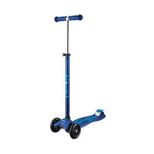 Scooter Maxi Deluxe LED Navy Blue - Micro