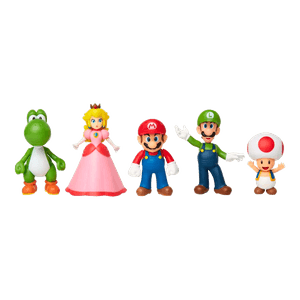 Set 5 Figuras Mario y sus Amigos - Nintendo