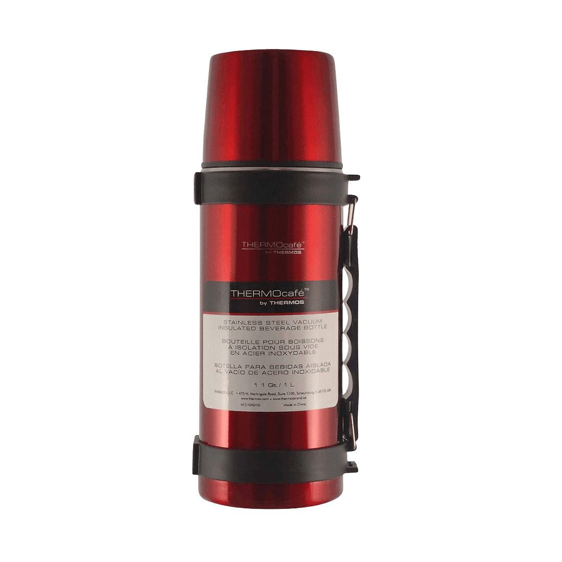 Termo Líquido Acero Inoxidable 1L Rojo - Thermos