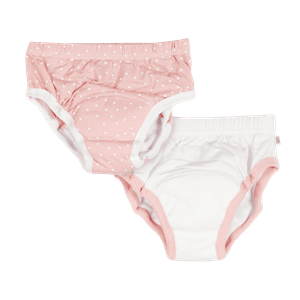 Set 2 Panties Rosa y Blanco Niñas - Baby Fresh