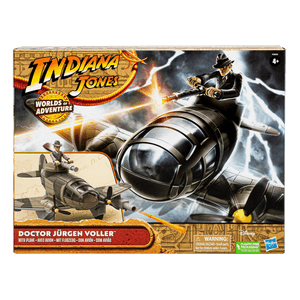 Set Figura Doctor Jürgen Voller con Avión - Indiana Jones