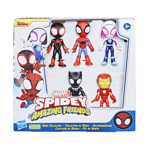 Set 5 Figuras Superhéroes - Spidey and His Amazing Friends