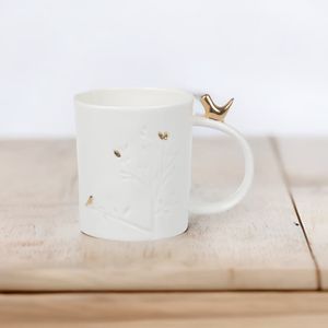 Mug Porcelana England Blanco 300 ml - Ikhome