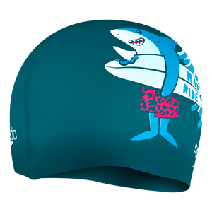 Gorro Slogan Azul Junior - Speedo