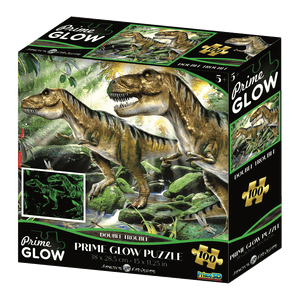 Rompecabezas Prime Glow Puzzle Dinosaurios 100 Piezas - Howard Robinson