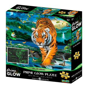 Rompecabezas Prime Glow Puzzle Tigre 1000 Piezas - Howard Robinson