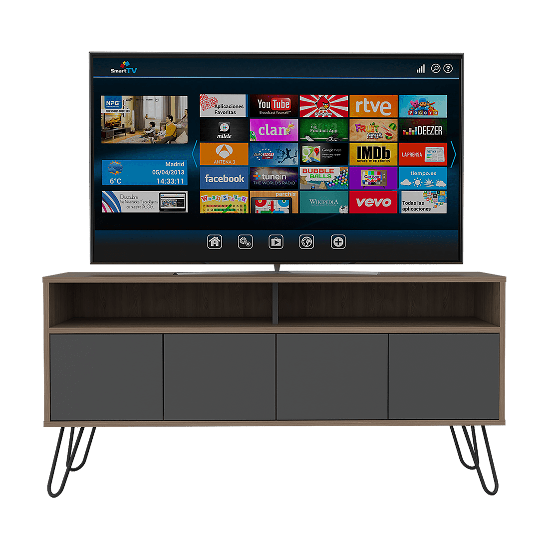 Rack TV 55"" Vassel - Rta Diseño