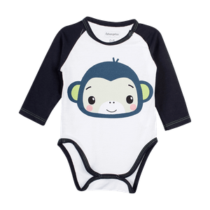 Set Body Manga Larga y Pantalón Estampado Niños - Fisher Price