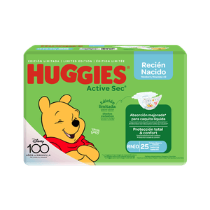 Pañales Active Sec Recién Nacido - Huggies